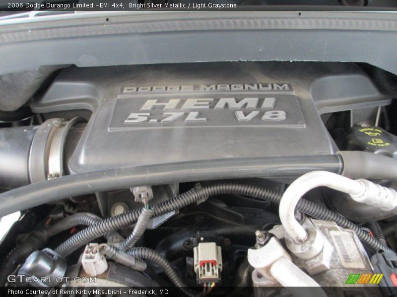 Bright Silver Metallic / Light Graystone 2006 Dodge Durango Limited HEMI 4x4