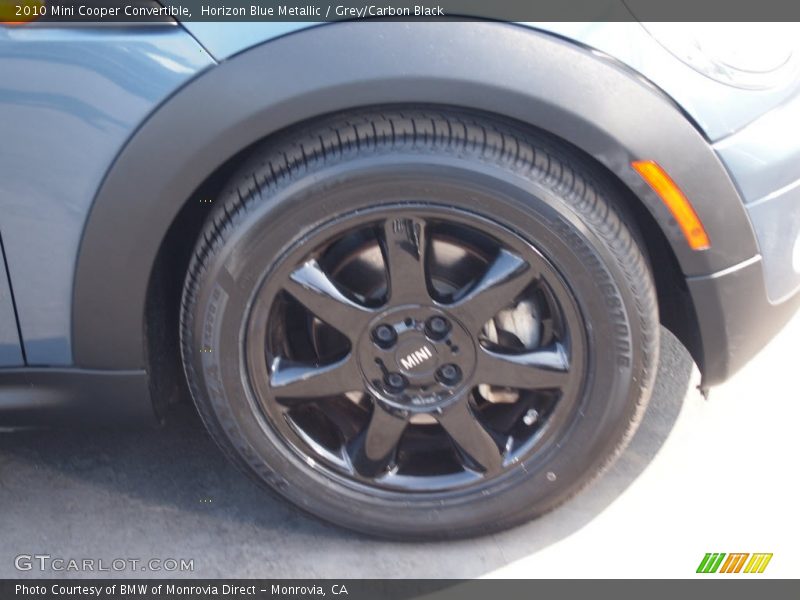 Horizon Blue Metallic / Grey/Carbon Black 2010 Mini Cooper Convertible
