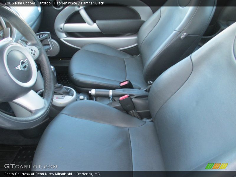 Pepper White / Panther Black 2006 Mini Cooper Hardtop