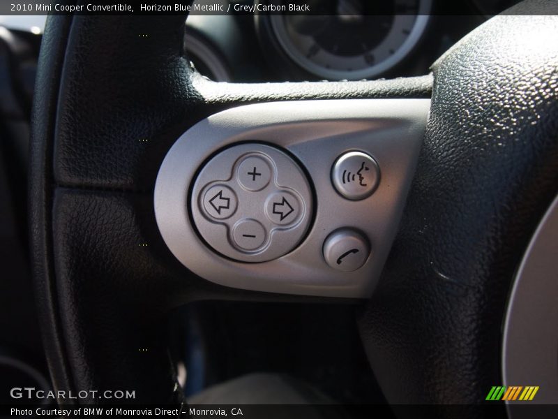Horizon Blue Metallic / Grey/Carbon Black 2010 Mini Cooper Convertible