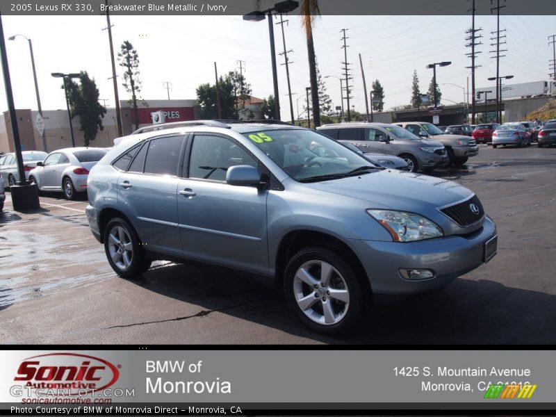 Breakwater Blue Metallic / Ivory 2005 Lexus RX 330