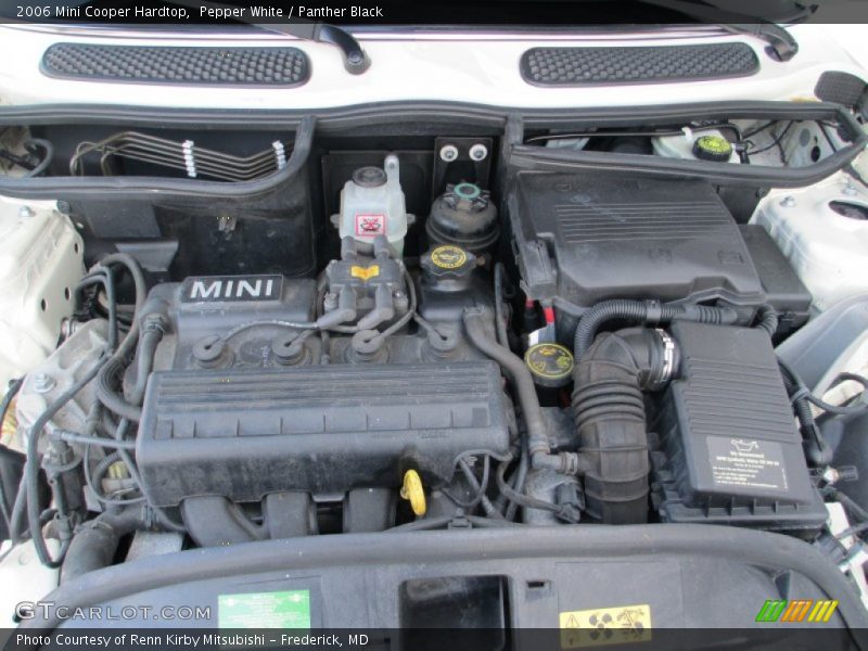 Pepper White / Panther Black 2006 Mini Cooper Hardtop