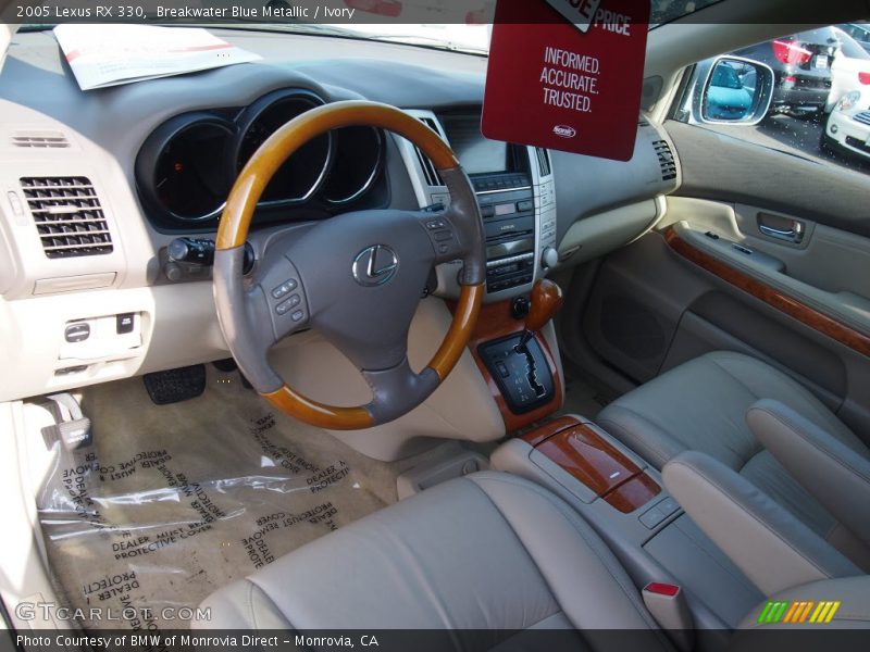 Breakwater Blue Metallic / Ivory 2005 Lexus RX 330
