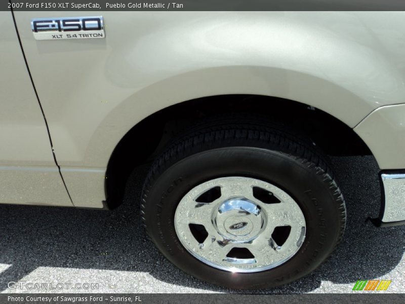 Pueblo Gold Metallic / Tan 2007 Ford F150 XLT SuperCab