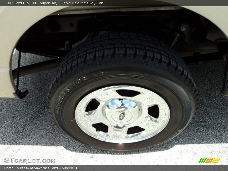 Pueblo Gold Metallic / Tan 2007 Ford F150 XLT SuperCab