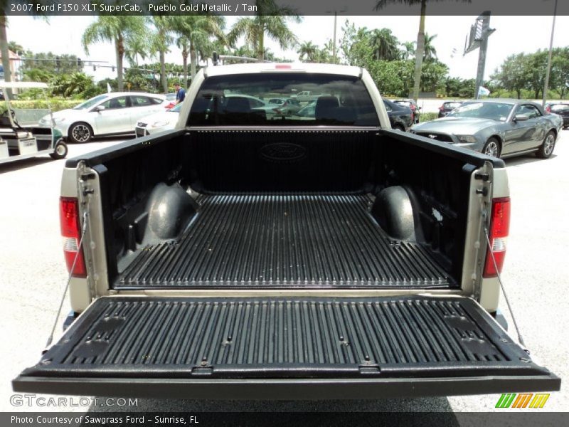 Pueblo Gold Metallic / Tan 2007 Ford F150 XLT SuperCab