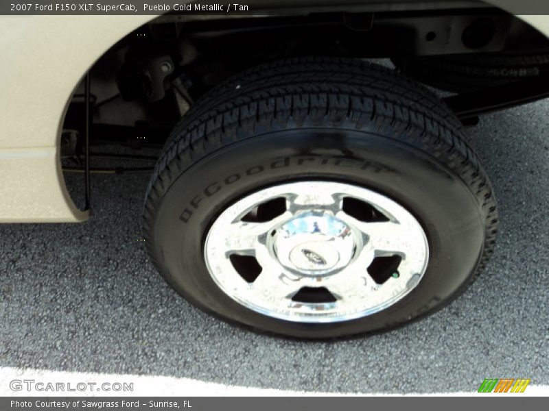 Pueblo Gold Metallic / Tan 2007 Ford F150 XLT SuperCab