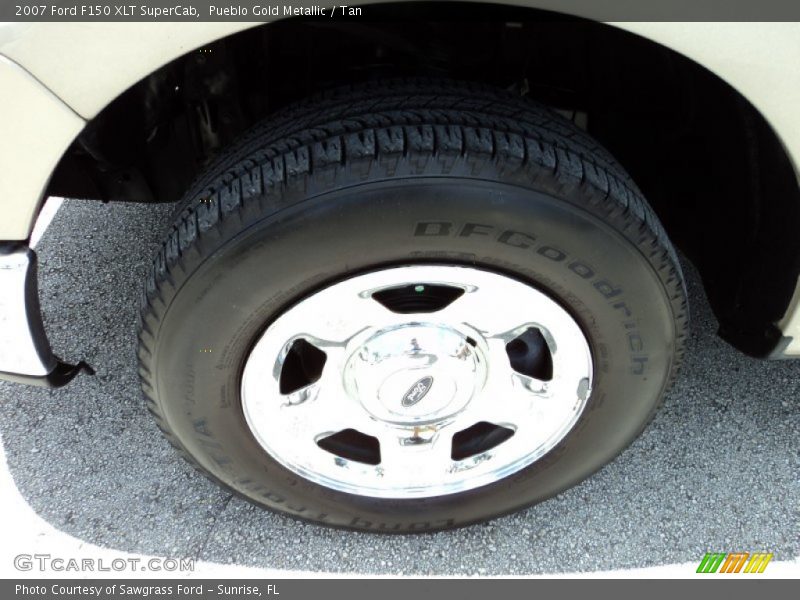 Pueblo Gold Metallic / Tan 2007 Ford F150 XLT SuperCab
