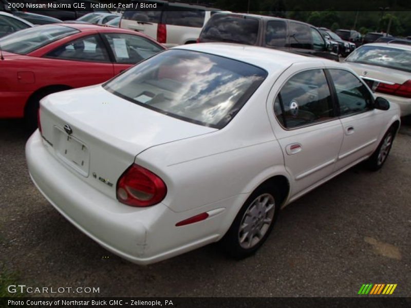 Icelandic Pearl / Blond 2000 Nissan Maxima GLE