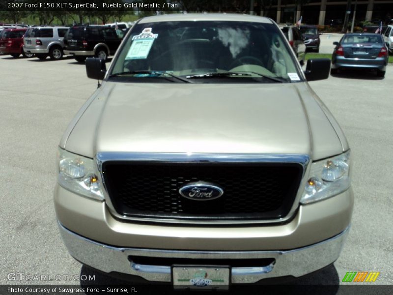 Pueblo Gold Metallic / Tan 2007 Ford F150 XLT SuperCab