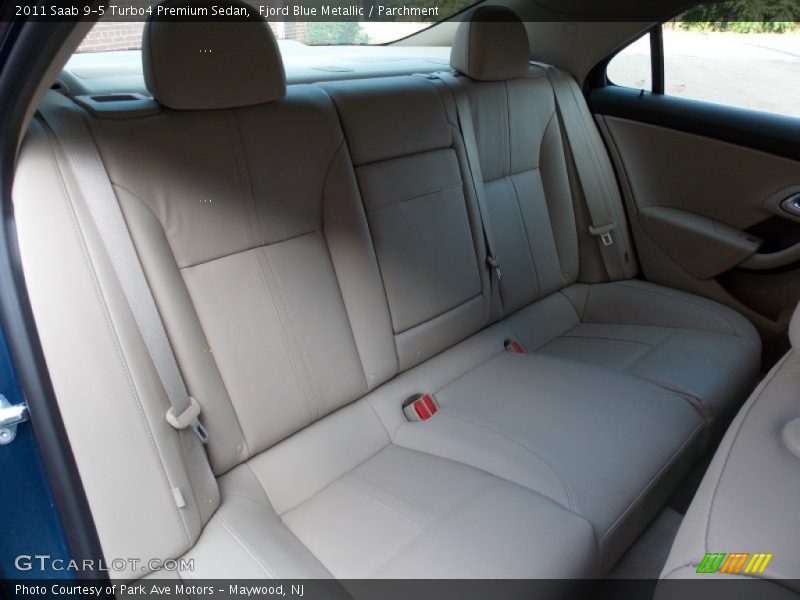 Rear Seat of 2011 9-5 Turbo4 Premium Sedan