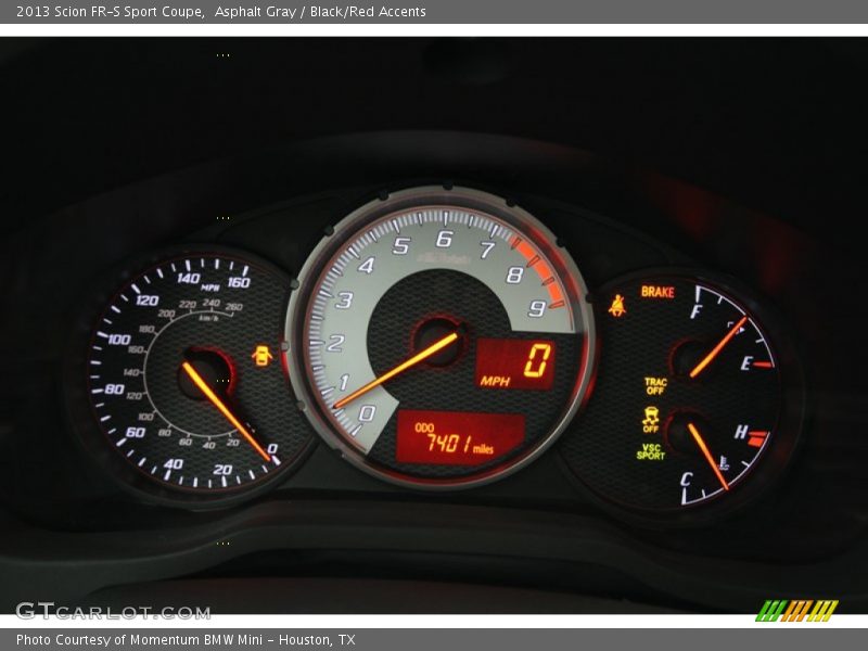  2013 FR-S Sport Coupe Sport Coupe Gauges