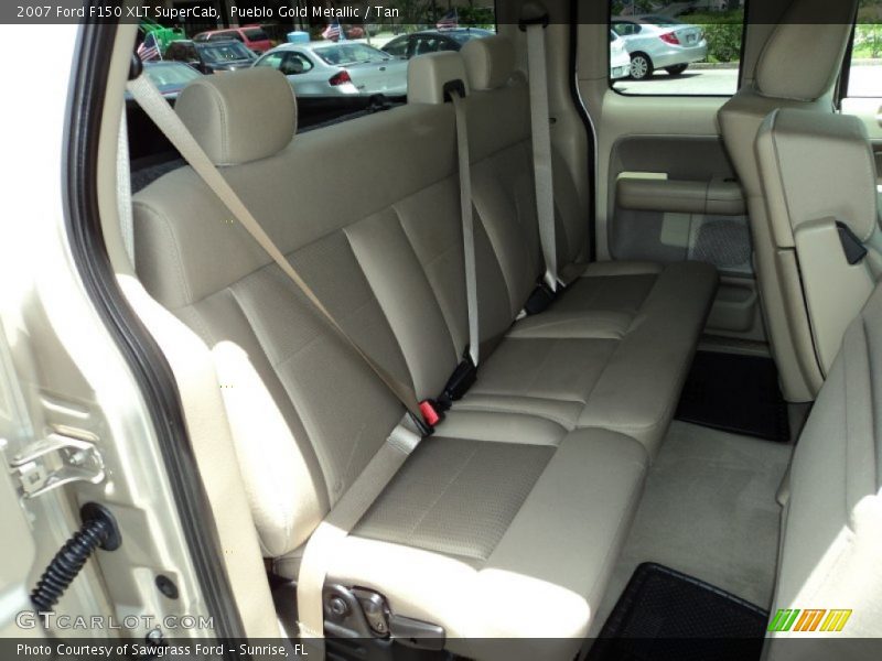 Pueblo Gold Metallic / Tan 2007 Ford F150 XLT SuperCab