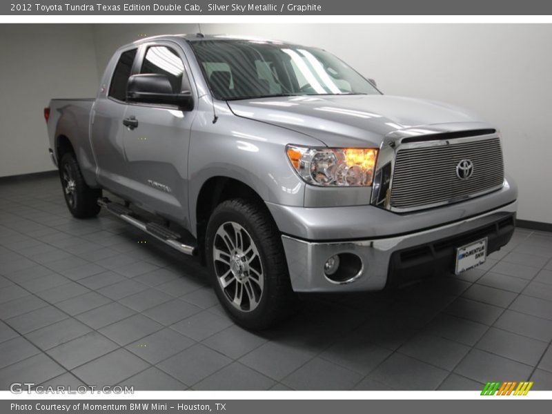 Silver Sky Metallic / Graphite 2012 Toyota Tundra Texas Edition Double Cab