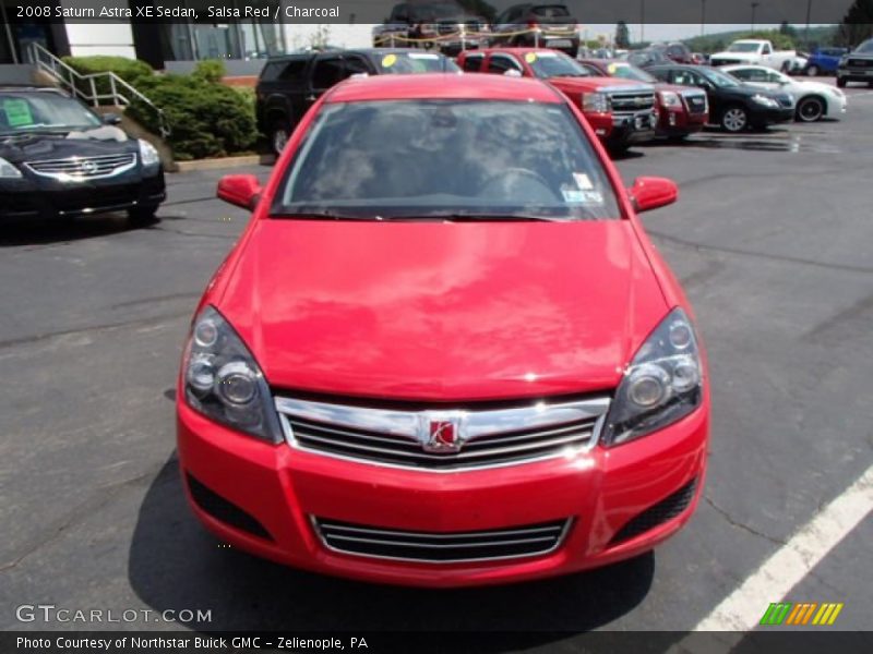 Salsa Red / Charcoal 2008 Saturn Astra XE Sedan