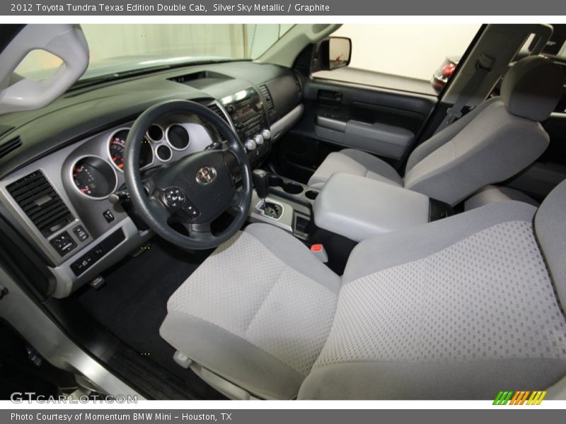Silver Sky Metallic / Graphite 2012 Toyota Tundra Texas Edition Double Cab