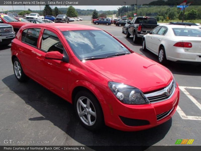 Salsa Red / Charcoal 2008 Saturn Astra XE Sedan