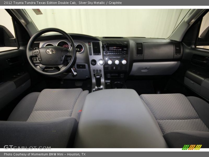 Silver Sky Metallic / Graphite 2012 Toyota Tundra Texas Edition Double Cab
