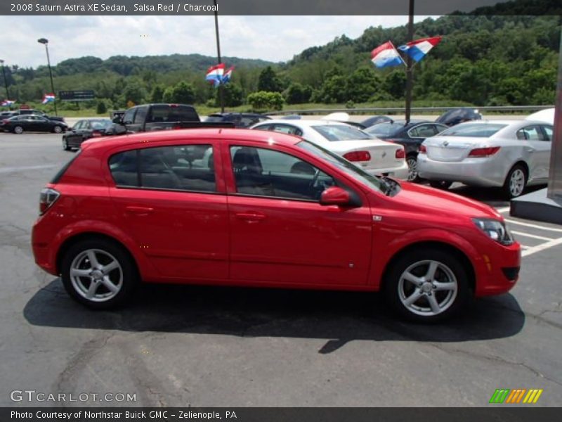 Salsa Red / Charcoal 2008 Saturn Astra XE Sedan