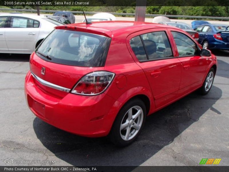 Salsa Red / Charcoal 2008 Saturn Astra XE Sedan