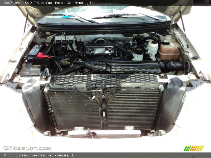 Pueblo Gold Metallic / Tan 2007 Ford F150 XLT SuperCab