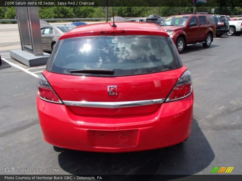 Salsa Red / Charcoal 2008 Saturn Astra XE Sedan