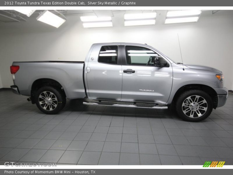 Silver Sky Metallic / Graphite 2012 Toyota Tundra Texas Edition Double Cab