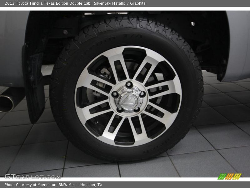 Silver Sky Metallic / Graphite 2012 Toyota Tundra Texas Edition Double Cab
