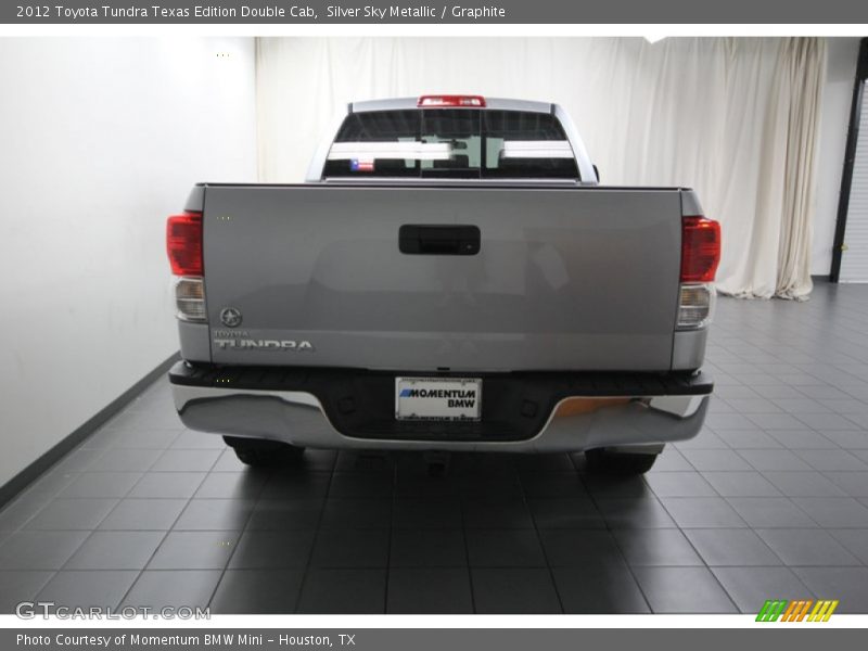 Silver Sky Metallic / Graphite 2012 Toyota Tundra Texas Edition Double Cab