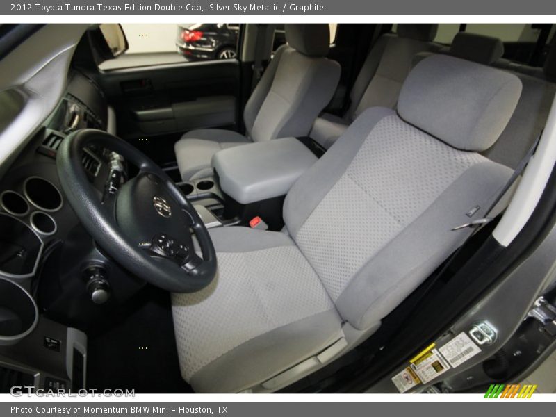 Silver Sky Metallic / Graphite 2012 Toyota Tundra Texas Edition Double Cab
