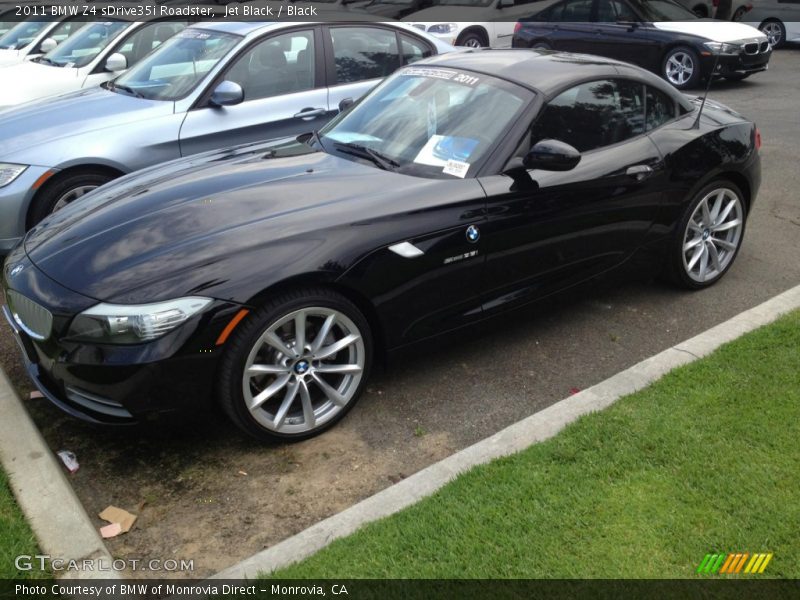 Jet Black / Black 2011 BMW Z4 sDrive35i Roadster