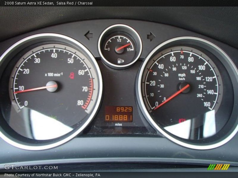 Salsa Red / Charcoal 2008 Saturn Astra XE Sedan