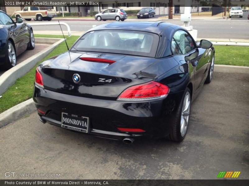 Jet Black / Black 2011 BMW Z4 sDrive35i Roadster