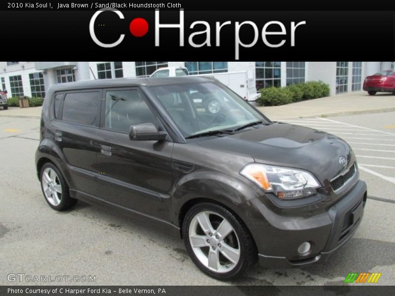 Java Brown / Sand/Black Houndstooth Cloth 2010 Kia Soul !