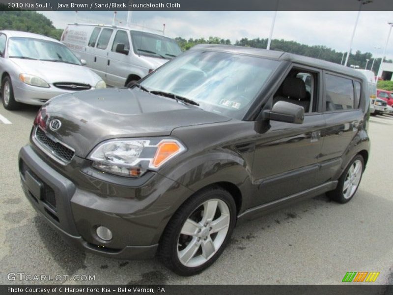 Java Brown / Sand/Black Houndstooth Cloth 2010 Kia Soul !