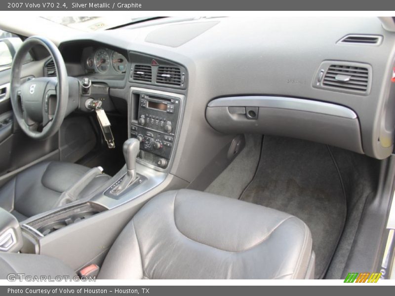 Dashboard of 2007 V70 2.4