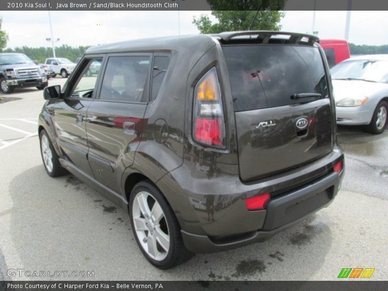 Java Brown / Sand/Black Houndstooth Cloth 2010 Kia Soul !