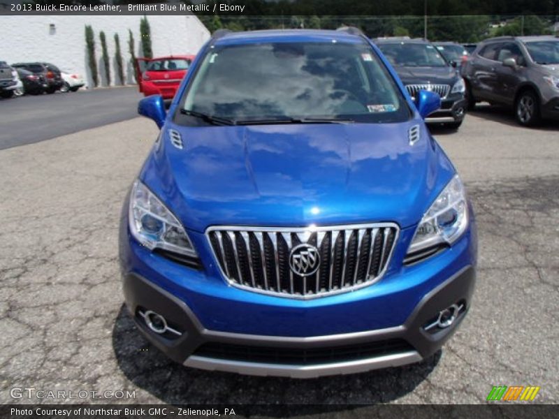 Brilliant Blue Metallic / Ebony 2013 Buick Encore Leather