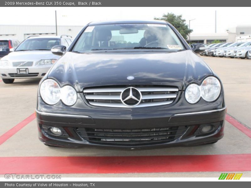 Black / Black 2009 Mercedes-Benz CLK 350 Coupe