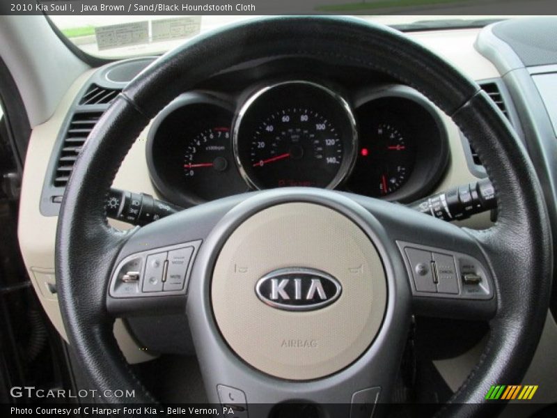 Java Brown / Sand/Black Houndstooth Cloth 2010 Kia Soul !