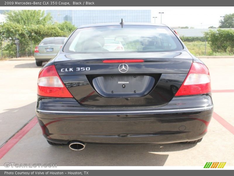 Black / Black 2009 Mercedes-Benz CLK 350 Coupe