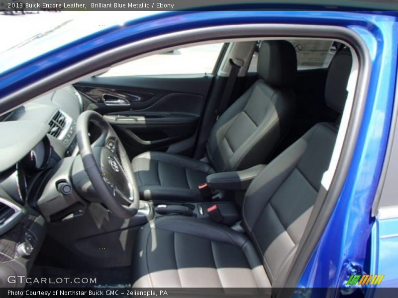 Brilliant Blue Metallic / Ebony 2013 Buick Encore Leather