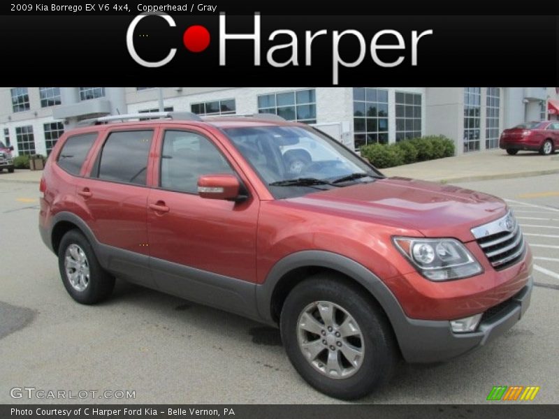 Copperhead / Gray 2009 Kia Borrego EX V6 4x4