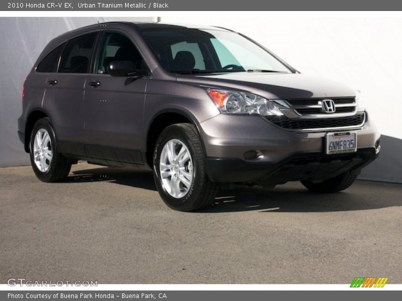 Urban Titanium Metallic / Black 2010 Honda CR-V EX