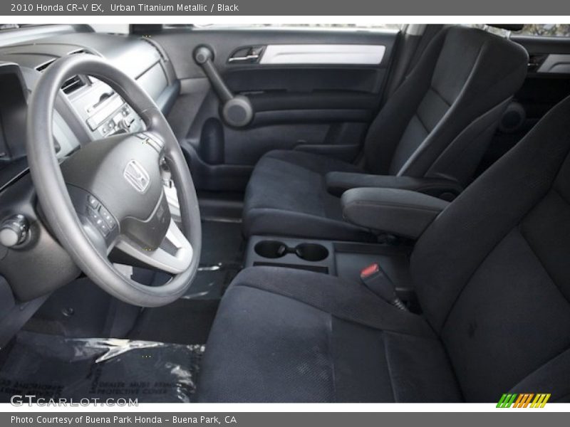 Urban Titanium Metallic / Black 2010 Honda CR-V EX