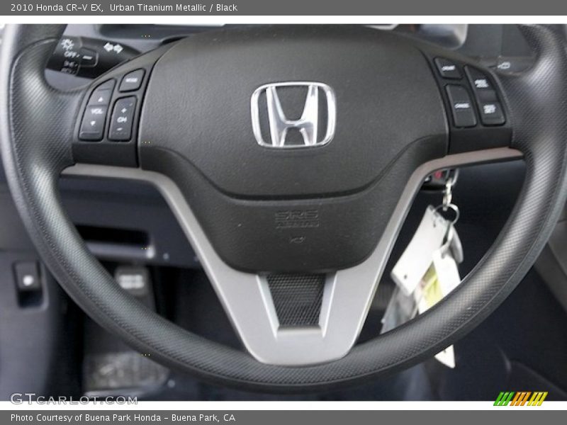 Urban Titanium Metallic / Black 2010 Honda CR-V EX