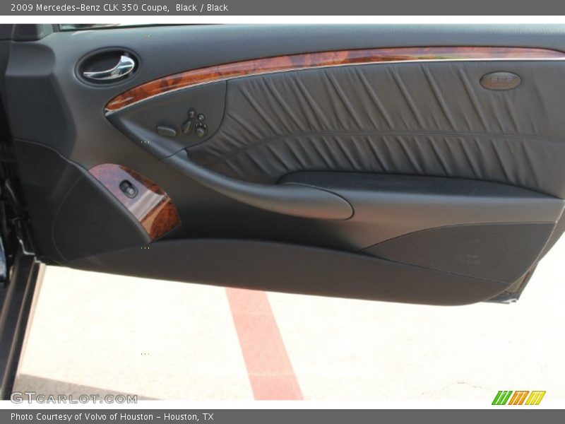 Black / Black 2009 Mercedes-Benz CLK 350 Coupe
