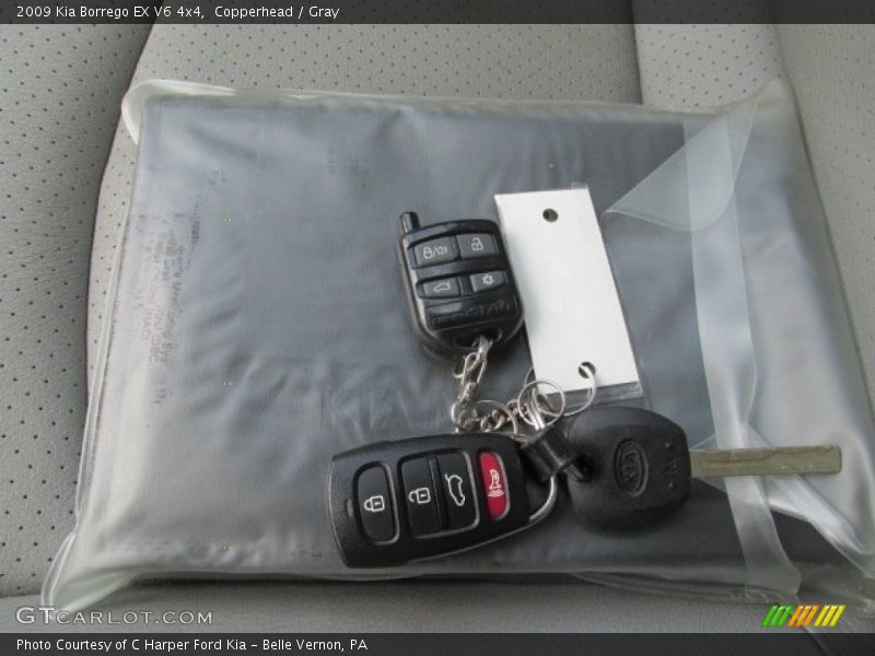 Copperhead / Gray 2009 Kia Borrego EX V6 4x4