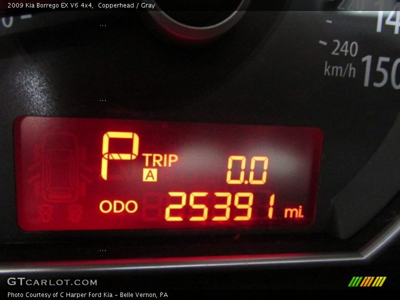 Copperhead / Gray 2009 Kia Borrego EX V6 4x4