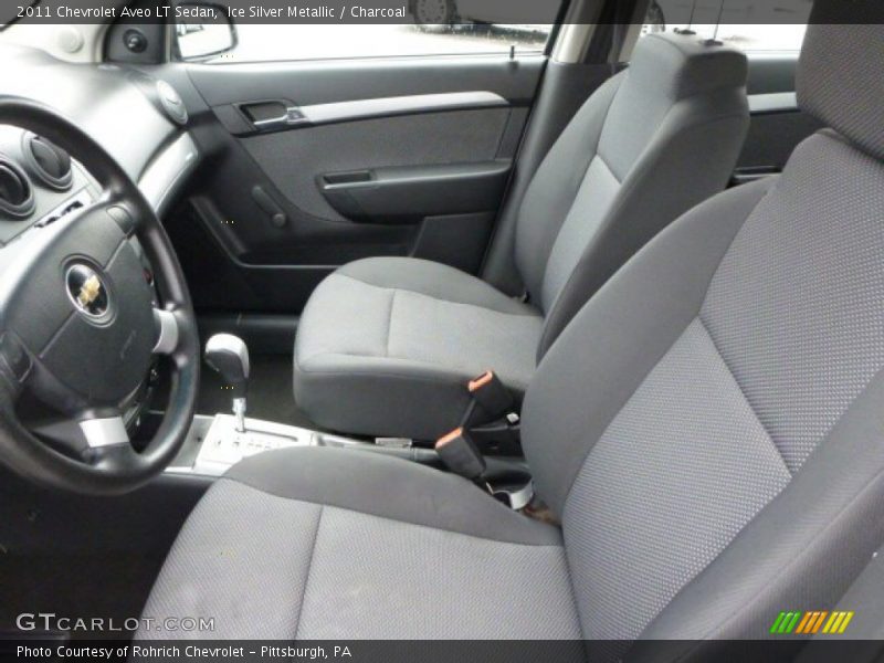 Ice Silver Metallic / Charcoal 2011 Chevrolet Aveo LT Sedan